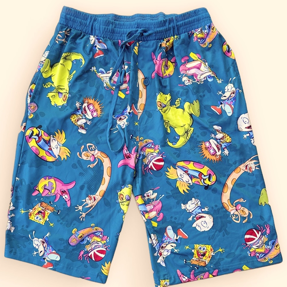 Rocko SpongeBob CatDog Rugrats Ren & Stimpy Nickelodeon  Cartoons Shorts ~ XL